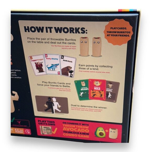 Throw Throw Burrito A Fun Dodgeball Card Game By Exploding Kittens Fun Kids Game - Picture 12 of 14